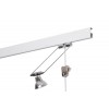 STAS multirail white with classic ligthing fixture