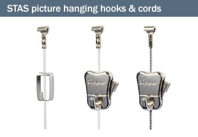 STAS picture hanging hooks and cords