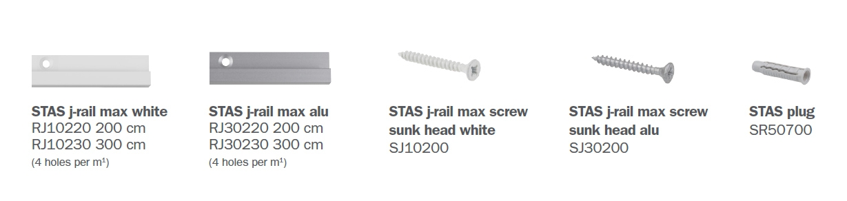 STAS j-rail max parts