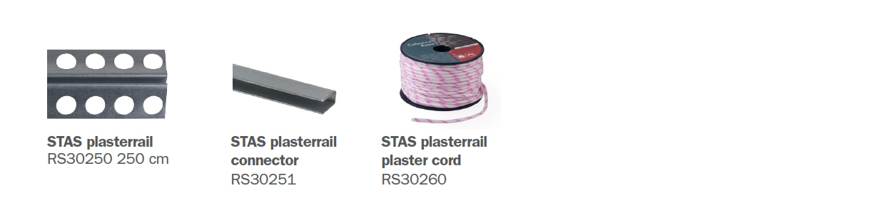 STAS plasterrail parts